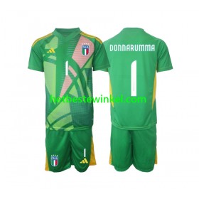 Italië Donnarumma 1 Voetbalshirts Doelman Kind Uit EK 2024
